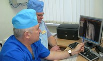 Рентгенологические изображения на рабочем месте врача
