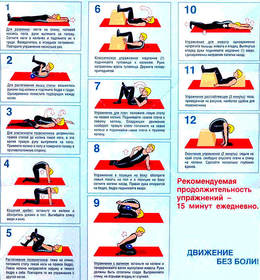 Лечебная гимнастика при боли в спине #1