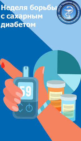 С 11 по 17 ноября – Неделя борьбы с сахарным диабетом #1