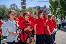 Возложение цветов в честь 80-ти летия победы #11