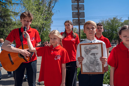 Возложение цветов в честь 80-ти летия победы #13